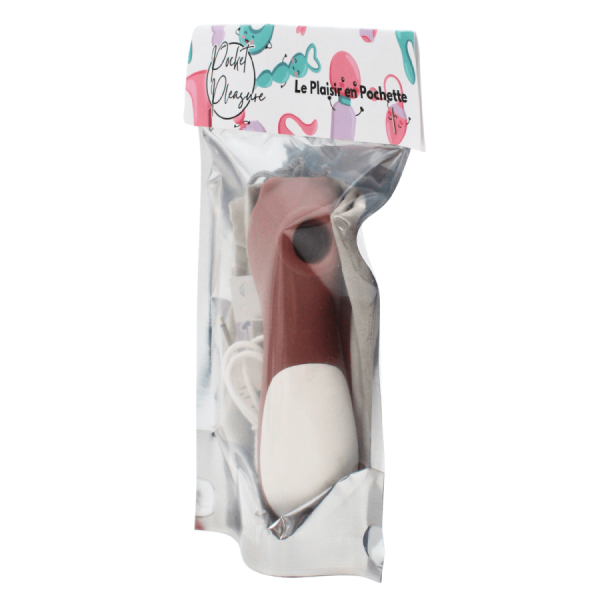 Stimulateur de clitoris Teddy Bear Pocket Pleasure + 1 dosette de lubrifiant 